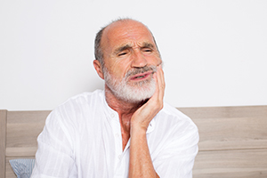 Older Man With Cracked Teeth